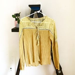 Long Sleeve Boho Top